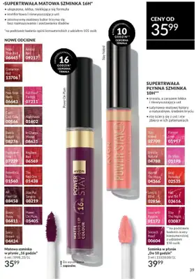 AVON - gazetka promocyjna Katalog Maj 2025 od czwartku 01.05 do soboty 31.05 - strona 39 AVON - gazetka promocyjna Katalog Maj 2025 od czwartku 01.05 do soboty 31.05 - strona 39