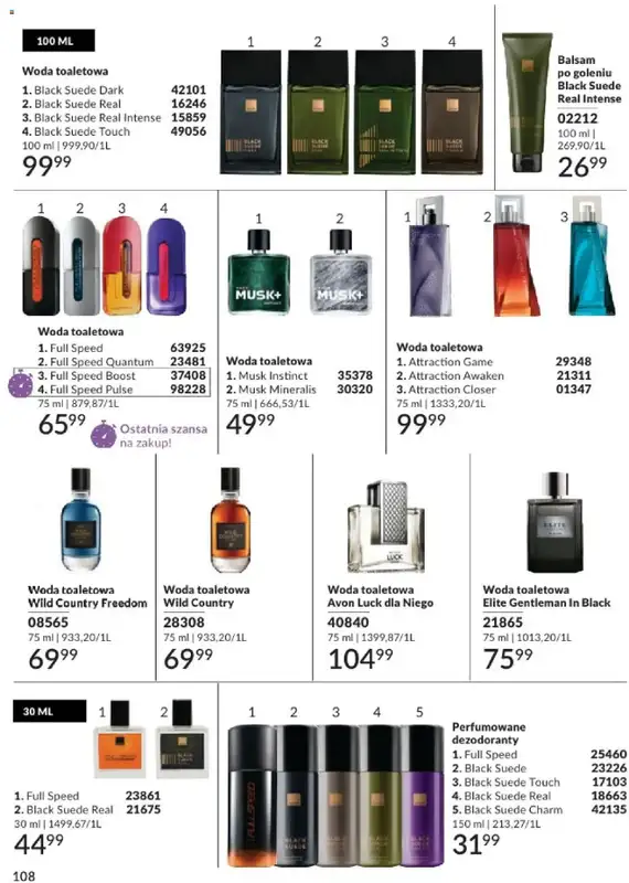 AVON - gazetka promocyjna Katalog Maj 2025 od czwartku 01.05 do soboty 31.05 - strona 108