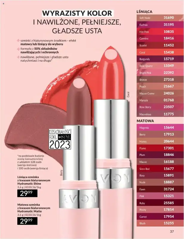 AVON - gazetka promocyjna Katalog Maj 2025 od czwartku 01.05 do soboty 31.05 - strona 37