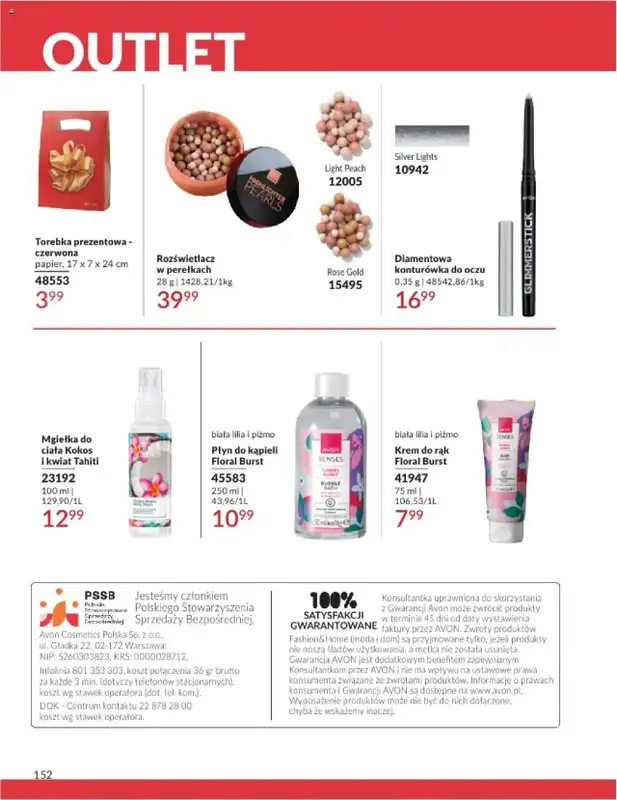 AVON - gazetka promocyjna Katalog Maj 2025 od czwartku 01.05 do soboty 31.05 - strona 151