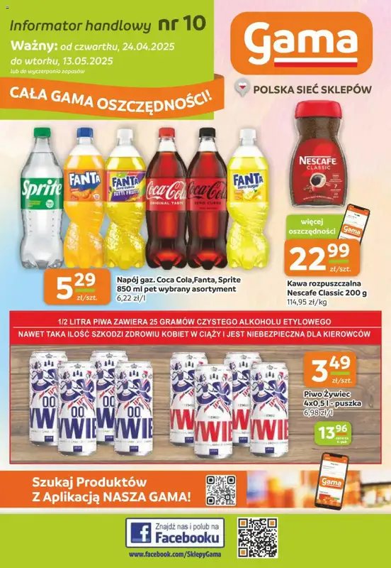 Gama - gazetka promocyjna Gazetka od piątku 02.05 do wtorku 13.05 - strona 13
