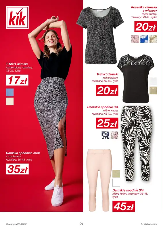 KiK - gazetka promocyjna Gazetka od poniedziałku 05.05 do niedzieli 11.05 - strona 4