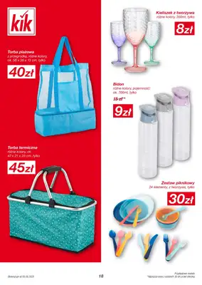 KiK - gazetka promocyjna Gazetka od poniedziałku 05.05 do niedzieli 11.05 - strona 18