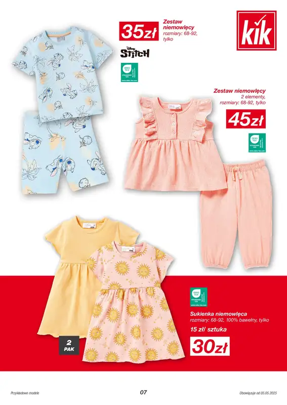 KiK - gazetka promocyjna Gazetka od poniedziałku 05.05 do niedzieli 11.05 - strona 7