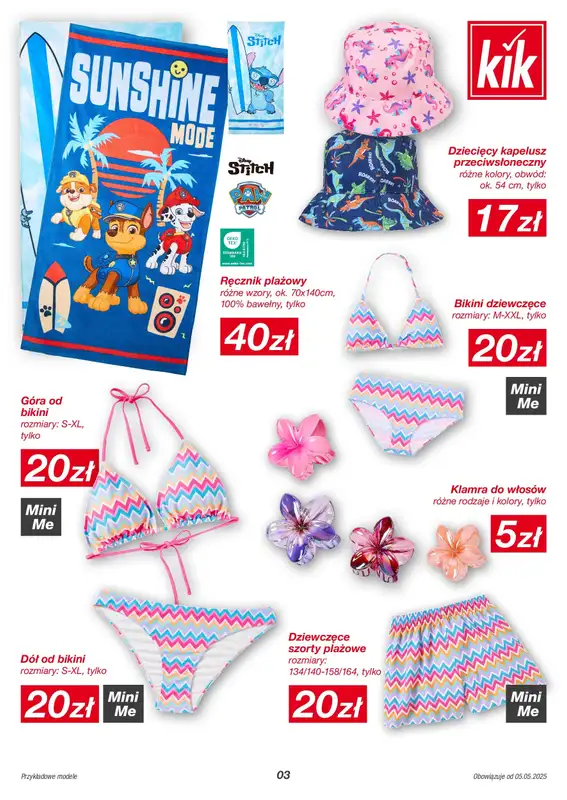 KiK - gazetka promocyjna Gazetka od poniedziałku 05.05 do niedzieli 11.05 - strona 3
