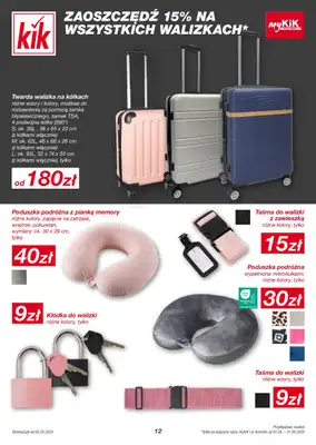 KiK - gazetka promocyjna Gazetka od poniedziałku 05.05 do niedzieli 11.05 - strona 12