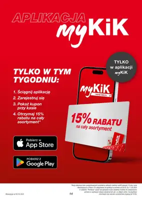 KiK - gazetka promocyjna Gazetka od poniedziałku 05.05 do niedzieli 11.05 - strona 14