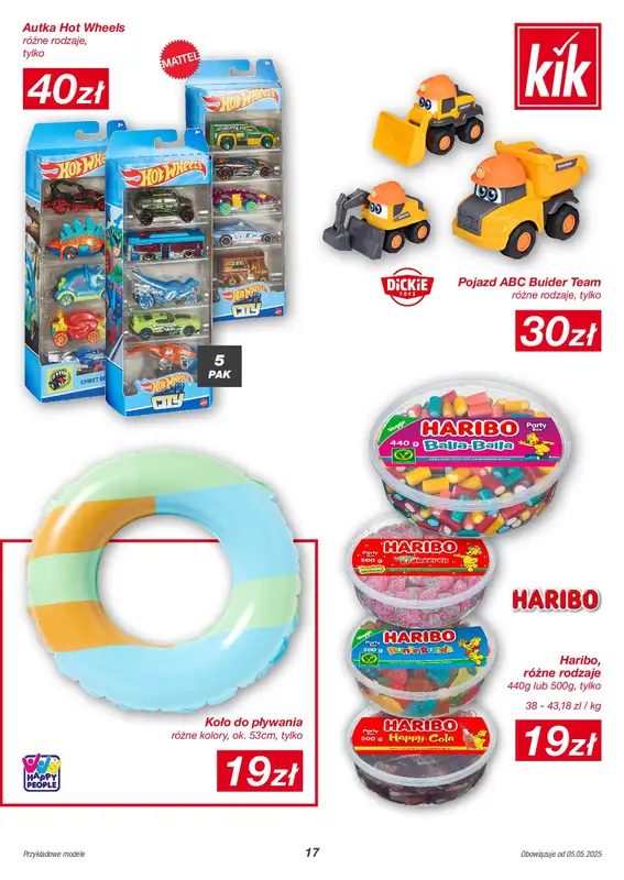 KiK - gazetka promocyjna Gazetka od poniedziałku 05.05 do niedzieli 11.05 - strona 17