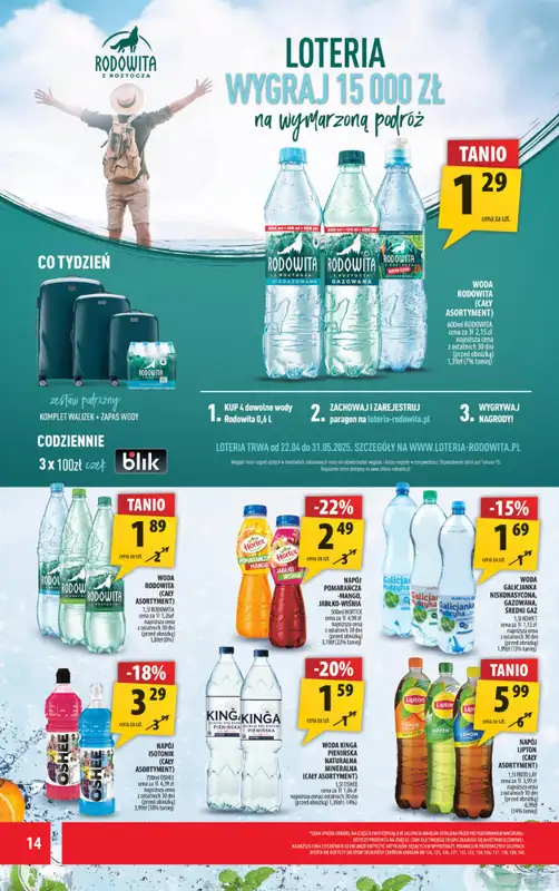 Arhelan - gazetka promocyjna Gazetka od piątku 09.05 do niedzieli 18.05 - strona 14