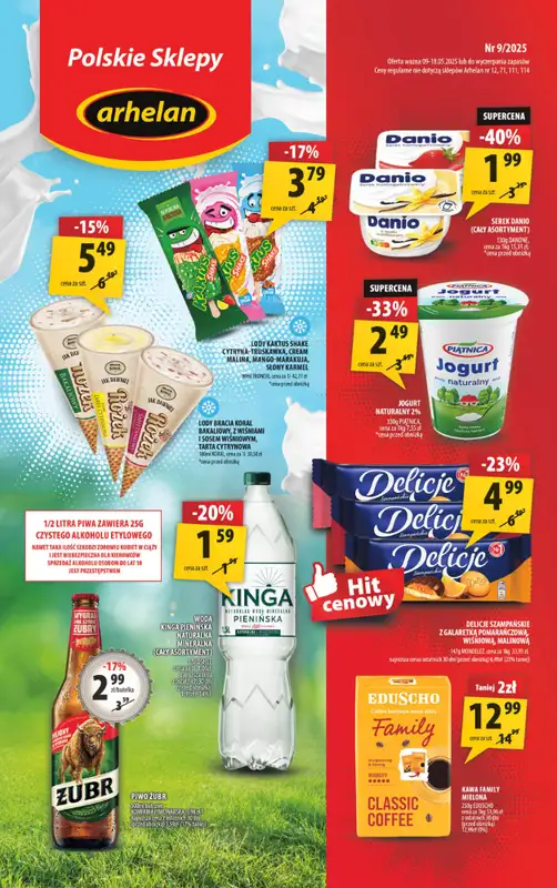 Arhelan - gazetka promocyjna Gazetka od piątku 09.05 do niedzieli 18.05