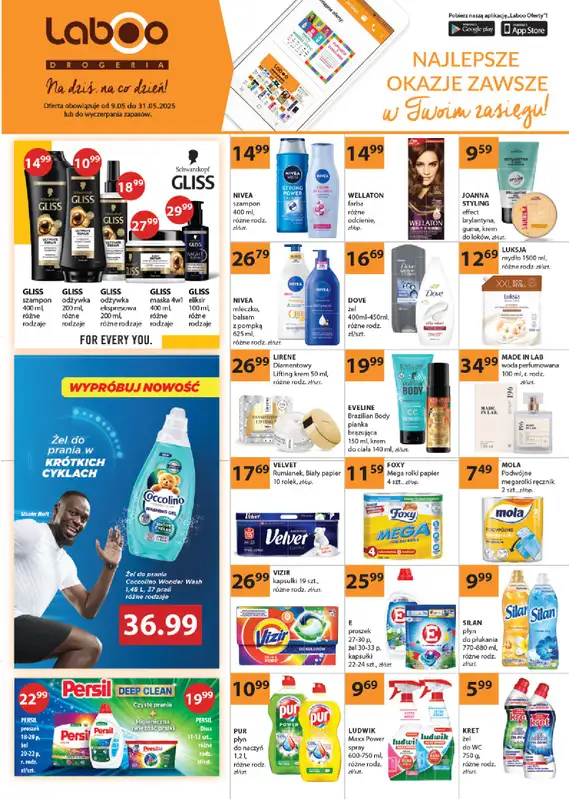 Drogerie Laboo - gazetka promocyjna Gazetka od piątku 09.05 do soboty 31.05