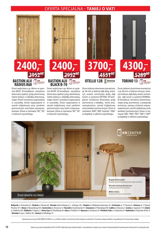 Dobre Dla Domu - gazetka promocyjna Katalog promocji od poniedziałku 05.05 do poniedziałku 30.06 - strona 12