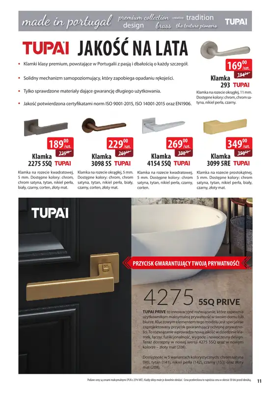 Dobre Dla Domu - gazetka promocyjna Katalog promocji od poniedziałku 05.05 do poniedziałku 30.06 - strona 11