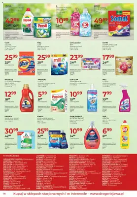 Drogerie Jawa - gazetka promocyjna Gazetka od wtorku 06.05 do wtorku 03.06 - strona 16 Drogerie Jawa - gazetka promocyjna Gazetka od wtorku 06.05 do wtorku 03.06 - strona 16
