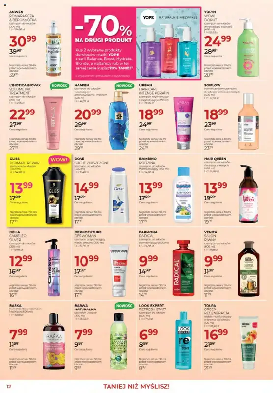 Drogerie Jawa - gazetka promocyjna Gazetka od wtorku 06.05 do wtorku 03.06 - strona 12