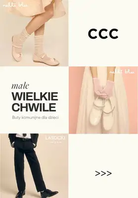 #Komunia - gazetka promocyjna CCC | Buty komunijne dla dzieci od wtorku 06.05 