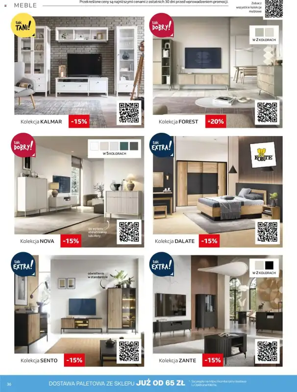 Komfort - gazetka promocyjna Gazetka od środy 07.05 do wtorku 10.06 - strona 36
