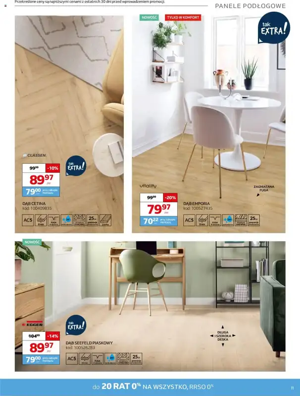 Komfort - gazetka promocyjna Gazetka od środy 07.05 do wtorku 10.06 - strona 11