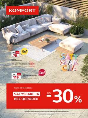 Komfort - gazetka promocyjna Gazetka od środy 07.05 do wtorku 10.06