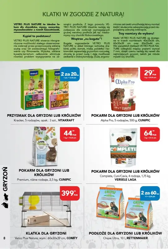 Aquael zoo - gazetka promocyjna Gazetka od wtorku 06.05 do soboty 31.05 - strona 8