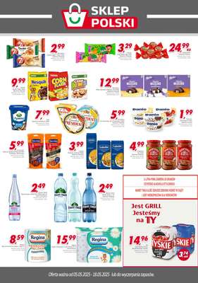 Sklep Polski - gazetka promocyjna Plakat promocyjny od poniedziałku 05.05 do niedzieli 18.05