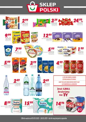 Sklep Polski - gazetka promocyjna Plakat promocyjny od poniedziałku 05.05 do niedzieli 18.05 Sklep Polski - gazetka promocyjna Plakat promocyjny od poniedziałku 05.05 do niedzieli 18.05