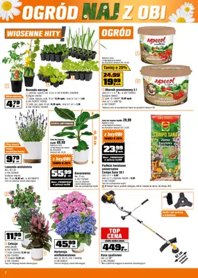 OBI - gazetka promocyjna Gazetka od środy 07.05 do wtorku 20.05 - strona 2 OBI - gazetka promocyjna Gazetka od środy 07.05 do wtorku 20.05 - strona 2