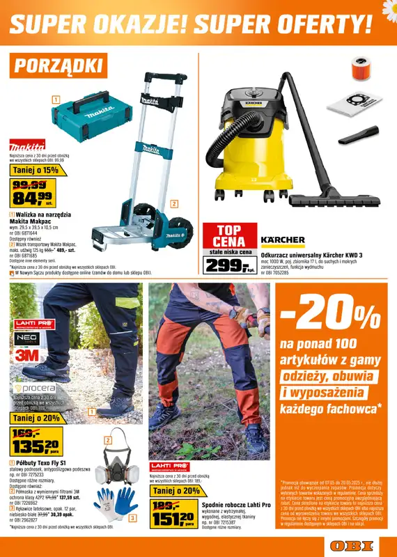 OBI - gazetka promocyjna Gazetka od środy 07.05 do wtorku 20.05 - strona 7