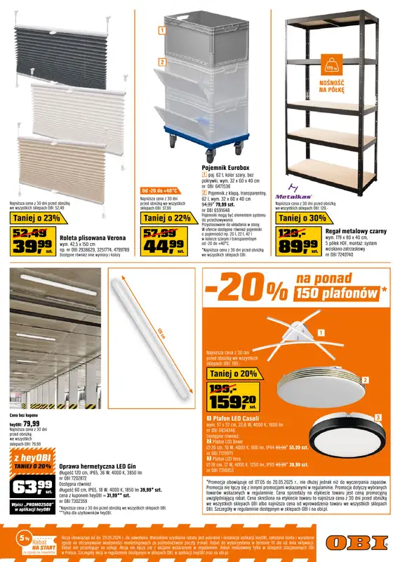 OBI - gazetka promocyjna Gazetka od środy 07.05 do wtorku 20.05 - strona 17