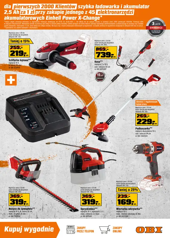 OBI - gazetka promocyjna Gazetka od środy 07.05 do wtorku 20.05 - strona 9
