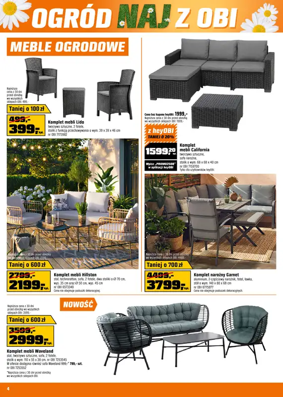 OBI - gazetka promocyjna Gazetka od środy 07.05 do wtorku 20.05 - strona 4