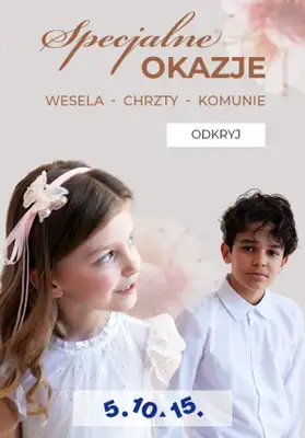 5.10.15 - gazetka promocyjna Odzież na specjalne okazje od środy 07.05 do środy 21.05