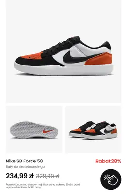 NIKE - gazetka promocyjna Wyprzedaż butów do -40% od środy 07.05  - strona 11 NIKE - gazetka promocyjna Wyprzedaż butów do -40% od środy 07.05  - strona 11