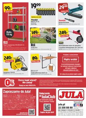 Jula - gazetka promocyjna Gazetka od czwartku 08.05 do środy 21.05 - strona 10 Jula - gazetka promocyjna Gazetka od czwartku 08.05 do środy 21.05 - strona 10