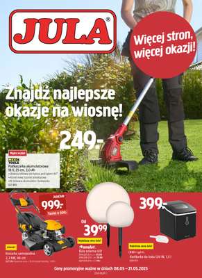 Jula - gazetka promocyjna Gazetka od czwartku 08.05 do środy 21.05