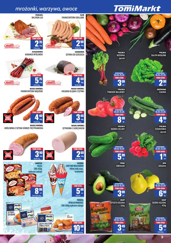 Tomi Markt - gazetka promocyjna Gazetka od piątku 09.05 do czwartku 22.05 - strona 3