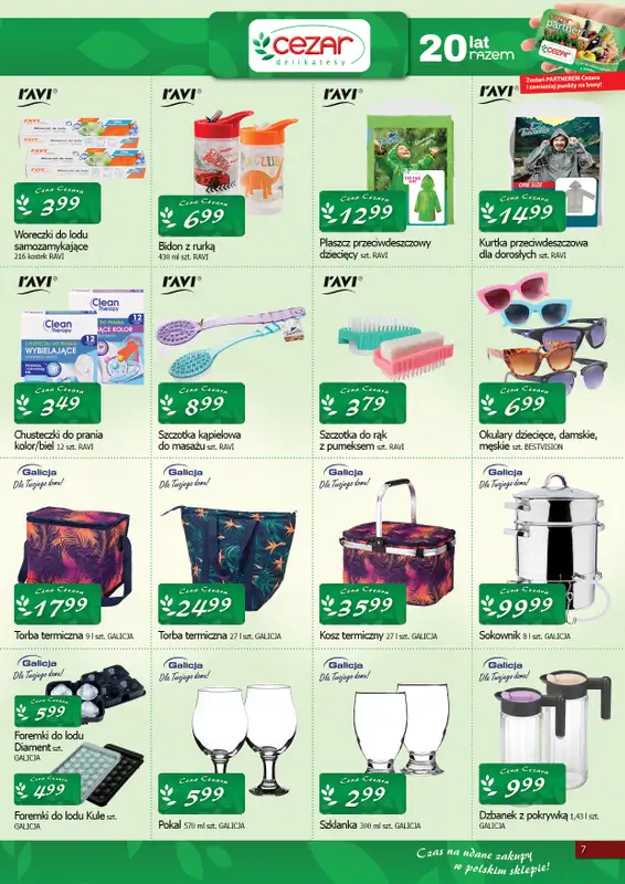 CEZAR Delikatesy - gazetka promocyjna Gazetka od czwartku 08.05 do środy 21.05 - strona 7