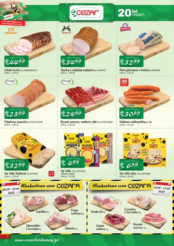 CEZAR Delikatesy - gazetka promocyjna Gazetka od czwartku 08.05 do środy 21.05 - strona 2