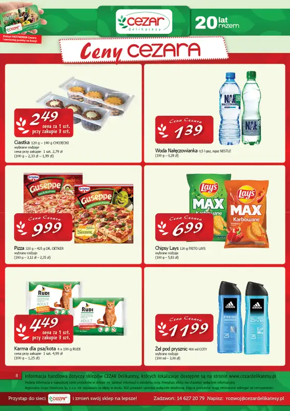 CEZAR Delikatesy - gazetka promocyjna Gazetka od czwartku 08.05 do środy 21.05 - strona 8