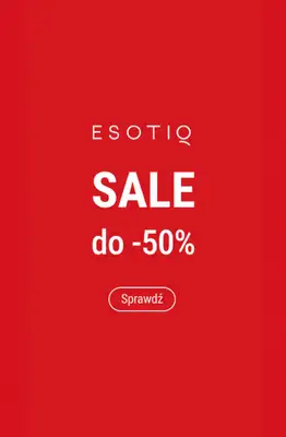 Esotiq - gazetka promocyjna SALE do -50% od piątku 09.05  Esotiq - gazetka promocyjna SALE do -50% od piątku 09.05