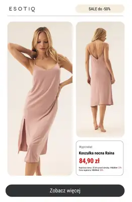 Esotiq - gazetka promocyjna SALE do -50% od piątku 09.05  - strona 7 Esotiq - gazetka promocyjna SALE do -50% od piątku 09.05  - strona 7