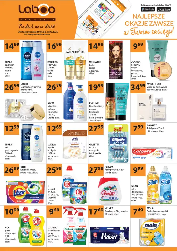 Drogerie Laboo - gazetka promocyjna Gazetka od piątku 09.05 do soboty 31.05