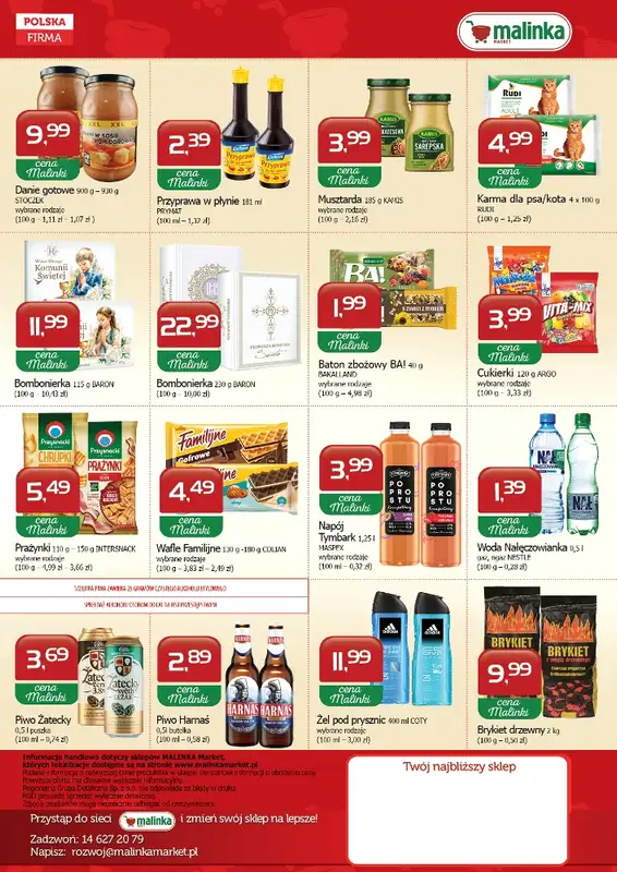 MALINKA - gazetka promocyjna Gazetka od czwartku 08.05 do środy 21.05 - strona 2