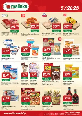 MALINKA - gazetka promocyjna Gazetka od czwartku 08.05 do środy 21.05