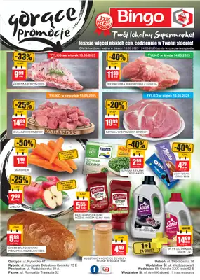 Bingo - gazetka promocyjna Gazetka od wtorku 13.05 do soboty 24.05