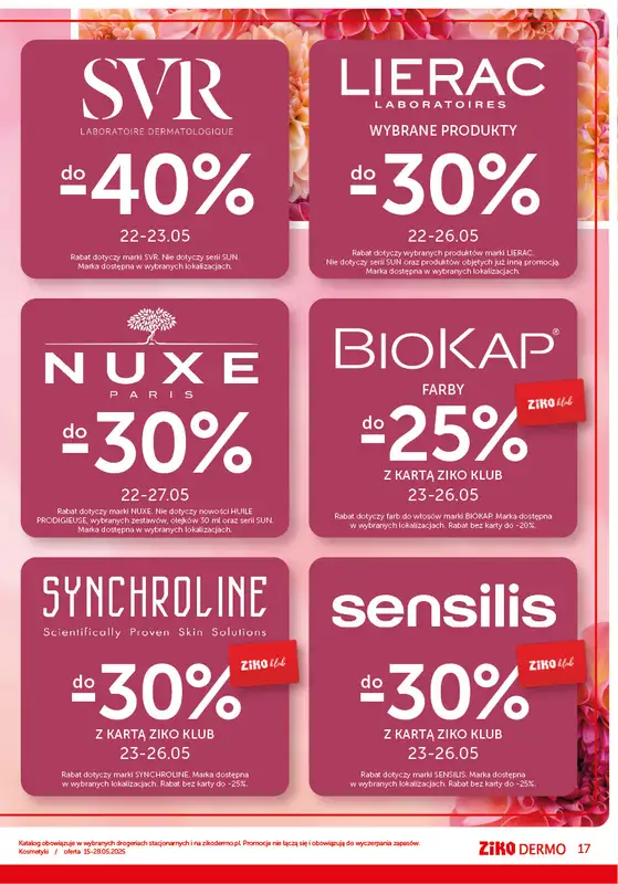 Ziko Dermo - gazetka promocyjna Gazetka Codzienna elegancja od czwartku 15.05 do środy 28.05 - strona 17