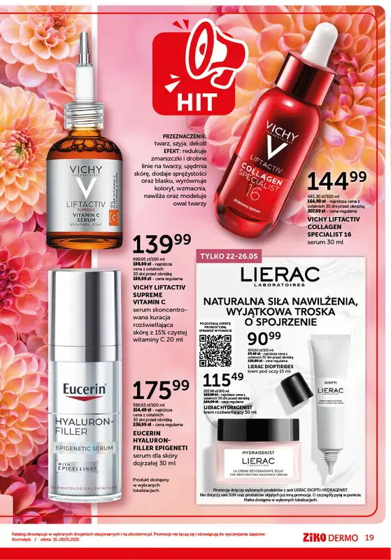 Ziko Dermo - gazetka promocyjna Gazetka Codzienna elegancja od czwartku 15.05 do środy 28.05 - strona 19