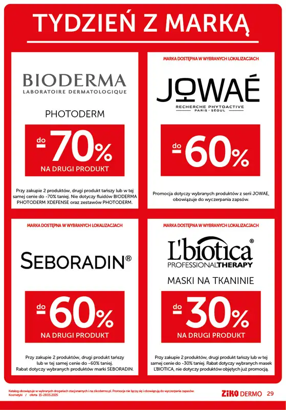 Ziko Dermo - gazetka promocyjna Gazetka Codzienna elegancja od czwartku 15.05 do środy 28.05 - strona 29