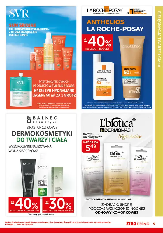 Ziko Dermo - gazetka promocyjna Gazetka Codzienna elegancja od czwartku 15.05 do środy 28.05 - strona 9