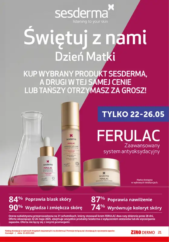 Ziko Dermo - gazetka promocyjna Gazetka Codzienna elegancja od czwartku 15.05 do środy 28.05 - strona 21